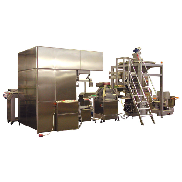2-way large bread-making line detail